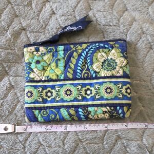 Vera Bradley Rhythm & Blues Zip Coin Pouch